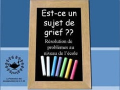 Est-ce un sujet de grief