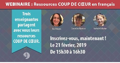 Webinaire : Ressources coup de coeur